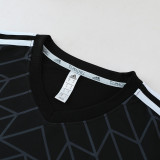 2023 AD05 Black Short-sleeved Trouser Suit