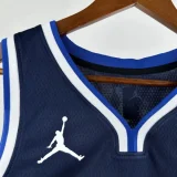 22-23 Dallas Mavericks CHRISTIE #00 Royal Blue TopQuality Hot Pressing NBA Jersey (Trapeze Edition)飞人版