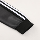 23-24 AD Black Grey Jacket Tracksuit #AJ15
