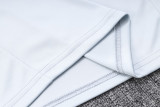 23-24 Man City Light Grey Polo Tracksuit #C991