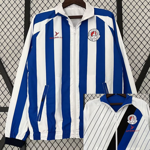 2023 SAN LUIS Blue & White Double Sided Windbreaker (双面风衣)