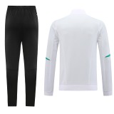 23-24 Man Utd White Jacket Tracksuit #05