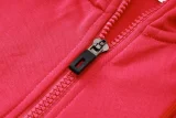 24-25 BAR Red Hoodie Half Pull Tracksuit #F555半拉连帽