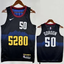 23-24 Nuggets GORDON #50 Black City Edition Top Quality Hot Pressing NBA Jersey
