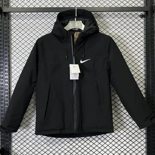 2024 NK Thickened warm Black Outdoor Jackets #A801加绒冲锋衣
