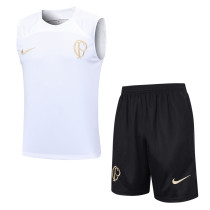 23-24 Corinthians White Tank top and shorts suit #D784