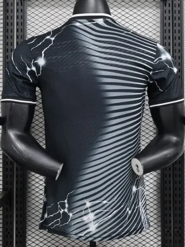 24-25 RMA Black Special Edition Player Version Soccer Jersey #豹