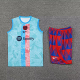 23-24 BAR Light Blue Tank top and shorts suit