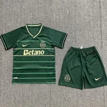 24-25 Sporting Lisbon Away Kids Soccer Jersey