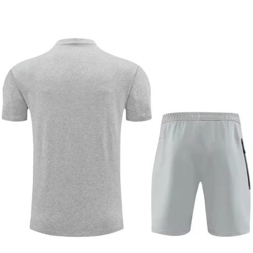 2024 JORDAN Grey Training Short Suit #2222 (100%Cotton)纯棉