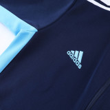 2023 AD Royal blue Jacket Tracksuit #AJ06