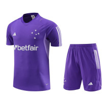 23-24 Cruzeiro Purple Training Short Suit 23-24 Cruzeiro Purple Training Short Suit