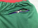 BULLS Green City Edition Top Quality NBA Pocket Pants #公牛