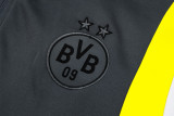 23-24 Dortmund Grey Jacket Tracksuit #A702