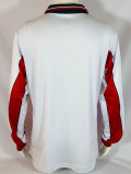 1998 Morocco Away White Long Sleeve Retro Soccer Jersey (长袖)