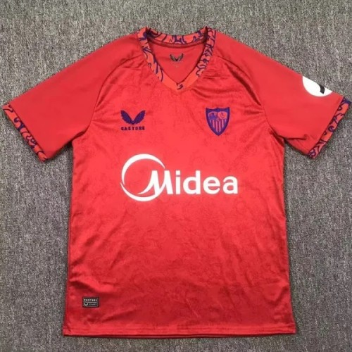 24-25 Sevilla Away Fans Soccer Jersey*Midea广告