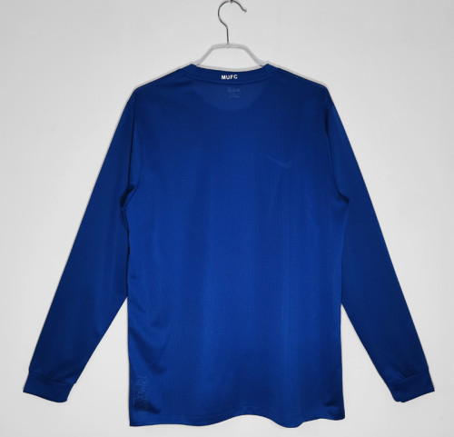 2008-2009 Man Utd Third Long Sleeve Retro Soccer Jersey 长袖