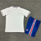 1982 England Home Kids Retro Soccer Jersey