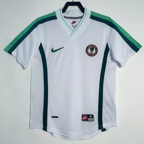 1998 Nigeria Away Retro Soccer Jersey