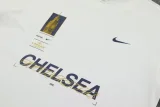 24-25 CHE White Training Short Suit (100%Cotton)纯棉