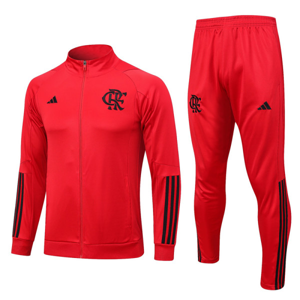 23-24 Flamengo Red Jacket Tracksuit #A651