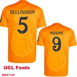 24-25 RMA Away Long Sleeve Player Version Soccer Jersey (长袖球员)