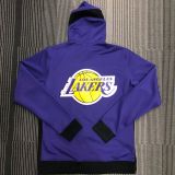 2022 Lakers Player GI Purple Zip hoodie Jacket