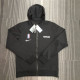 2022 TRAIL BLAZERS Player GI Black Zip hoodie Jacket