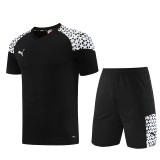 2023 PM Black Training Short Suit #PD02