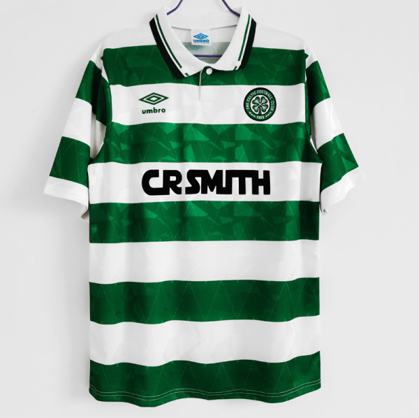 1989-1991 Celtic Home Retro Soccer Jersey