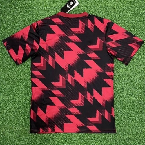 25-26 Man Utd Red Black Fans Training Shirts