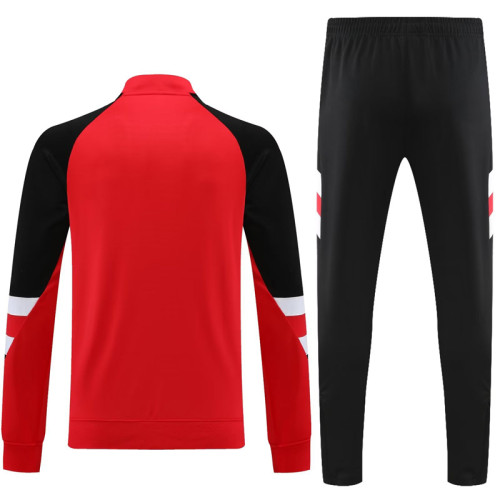23-24 Man Utd Red Half Pull Tracksuit (半拉链)