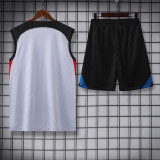 23-24 BAR White Tank top and shorts suit