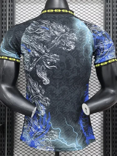 2024-25 RMA Black Blue Special Edition Player Version Soccer Jersey 6634