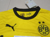 23-24 Dortmund Home Kids Soccer Jersey