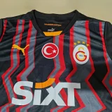 24-25 Galatasaray Third Fans Soccer Jersey (左袖带广告)