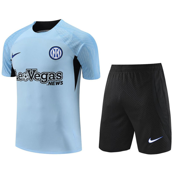 23-24 INT Light Blue Training Short Suit