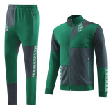 23-24 AD Green Grey Jacket Tracksuit #AJ12