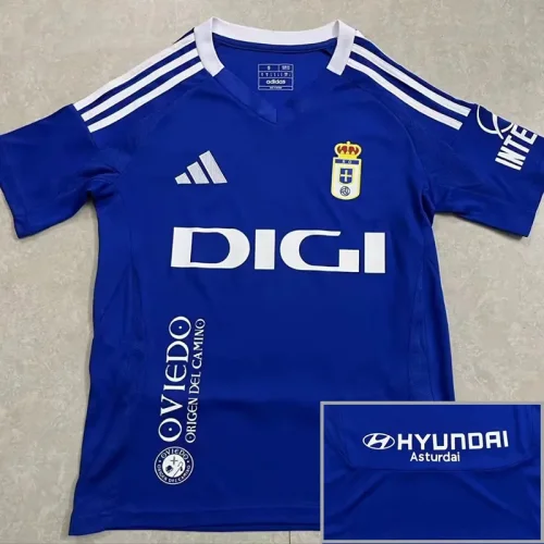 24-25 Real Oviedo Home Fans Soccer Jersey