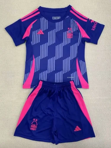 24-25 Nottingham Forest Away Kids Soccer Jersey