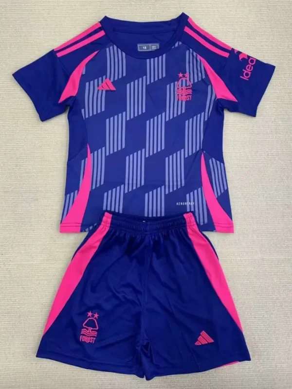 24-25 Nottingham Forest Away Kids Soccer Jersey
