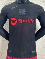 24-25 BAR Black   Long Sleeve Player Version Soccer Jersey (长袖球员)