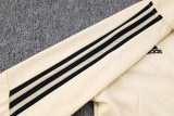23-24 Man Utd Beige Hoodie Jacket Tracksuit #F445