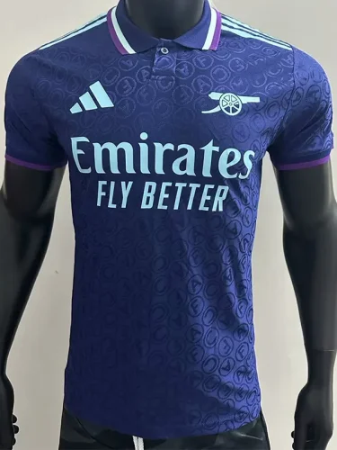 25-26 ARs Blue Special Edition Player Version Soccer Jersey 字母印