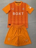 24-25 Rangers Orange GoalKeeper Kids Soccer Jersey