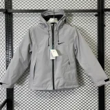 2024 NK Thickened warm Grey Outdoor Jackets #A801加绒冲锋衣
