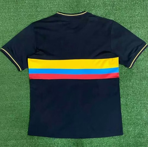 2024 Colombia Black 100th Anniversary Fans Soccer Jersey