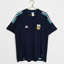 2002 Argentina Retro  Away Soccer Jersey
