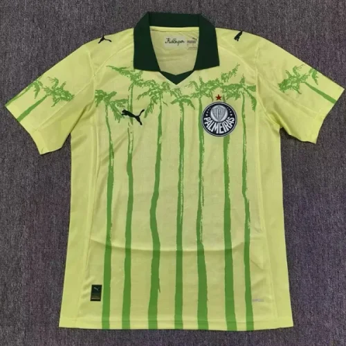 25-26 Palmeiras Fluorescent Yellow Special Edition Fans Soccer Jersey
