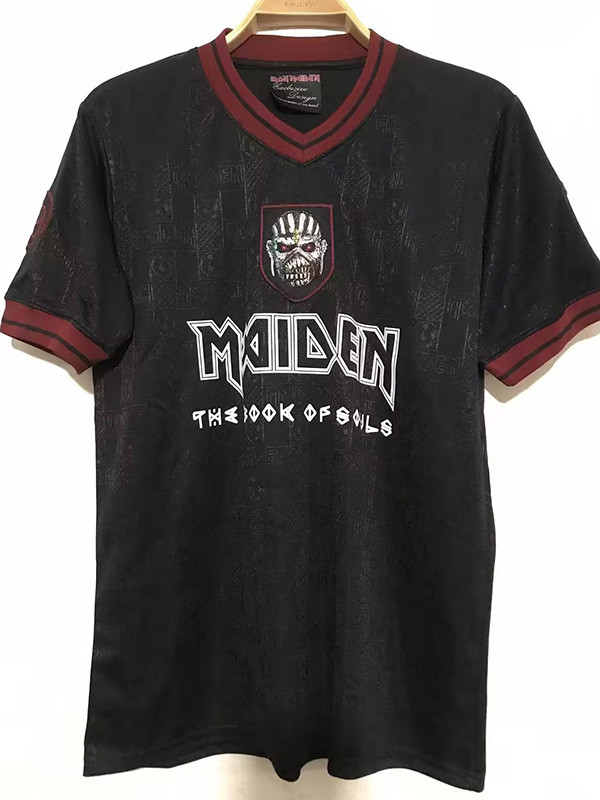 2016 West Ham Iron Maiden #16 Black Retro Soccer Jersey